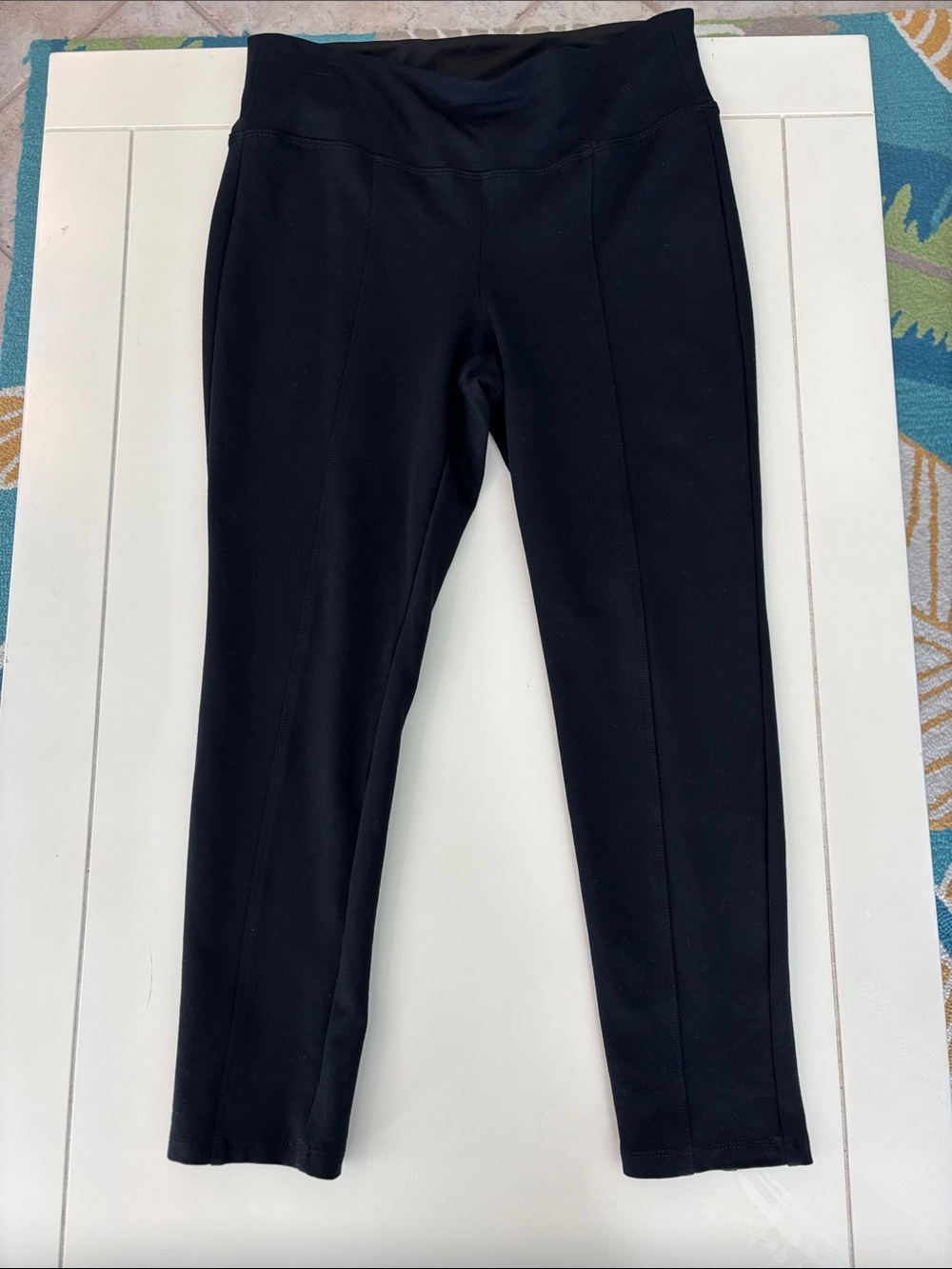 Women’s Petite Large Skinny Black  Mid Rise Leggings - Style and Co PL